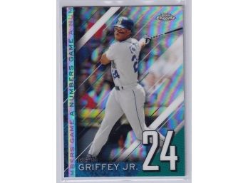 2020 Topps Chrome Ken Griffey JR A Numbers Game
