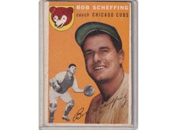 1954 Topps Bob Scheffing