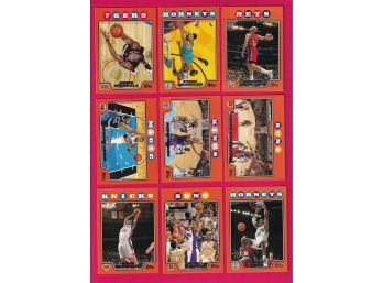 9 2008 Topps Basketball Cards