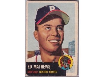 1953 Topps Ed Mathews