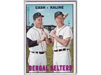 1967 Topps Begal Belters Cash & Kaline