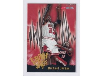 1996 NBA Hoops Michael Jordan Earth Shakers
