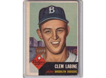 1953 Topps Clem Labine