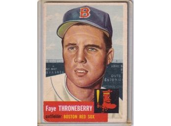 1953 Topps Faye Throneberry