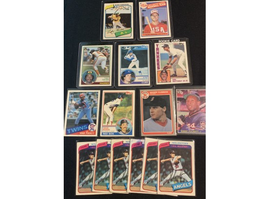 1980s Baseball Rookie Lot