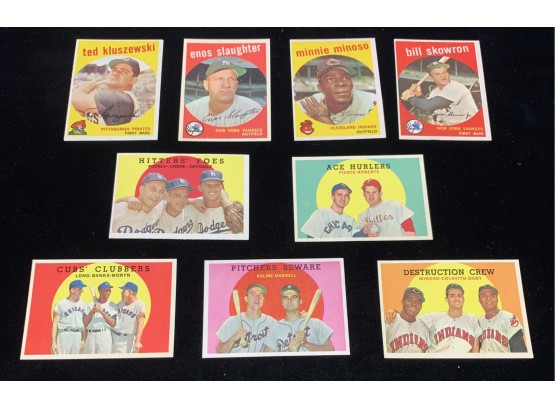 1959 Topps Baseball Stars Lot