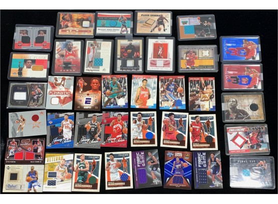 (38) Card Basketball Memorabilia Lot