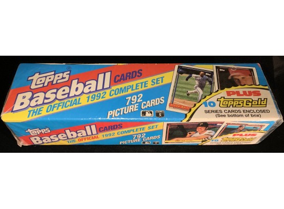 1992 Topps Baseball Sealed Factory Set