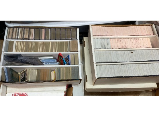 Lot Of (6) Bulk Boxes Of Sports Cards
