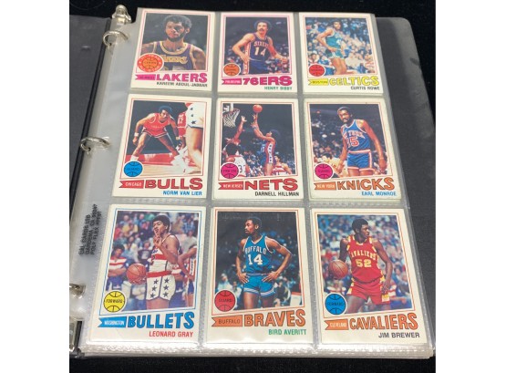 Estate Fresh 1977 Topps Basketball Complete Set