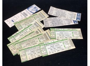 Lot Of Modern New York Yankees Tickets