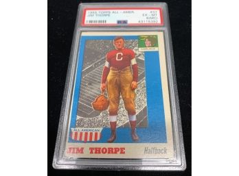 1955 Topps All-American Jim Thorpe PSA 6(MC)