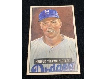 1951 Bowman Pee Wee Reese
