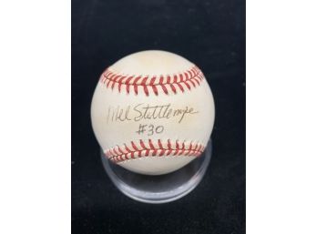 Mel Stottlemyer Signed Baseball