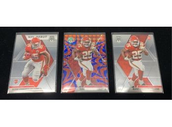 2020 Mosaic Clyde Edwards-Helaire Rookie Lot