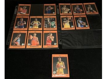2007 Topps Basketball Orange Rookie Set With Kevin Durant
