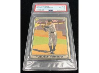 1941 Play Ball Charley Gehringer PSA 4