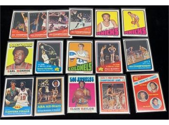 Early 1970s Basketball Stars Lot
