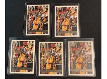 Lot Of (5) 1997 Topps Kobe Bryant Cards