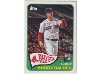 2021 Topps Bobby Dalbec Rookie Card