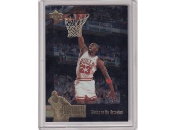 1995 Upper Deck The Jordan Collection Rising To The Occasion