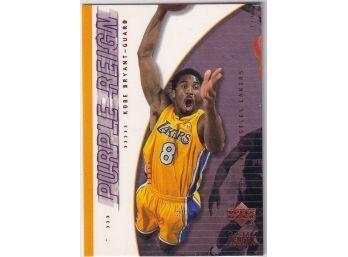 2001 Upper Deck Game Jersey Edition Kobe Bryant Purple Reign