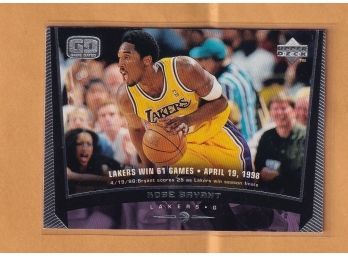 1998 Upper Deck Kobe Bryant Game Date 4/19/98