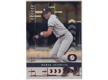 2001 Playoff Absolute Memorabilia Derek Jeter