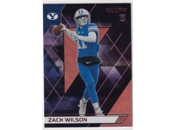 2021 Panini Chronicles Recon Draft Picks Zach Wilson Rookie Card