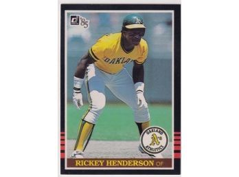1985 Donruss Rickey Henderson
