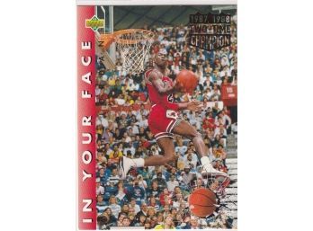 1992-93 Upper Deck Michael Jordan In Your Face Two Time Champion