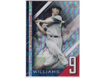 2020 Topps Chrome Ted Williams A Numbers Game