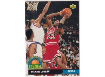 1992-93 Upper Deck Michael Jordan All Division Team Central