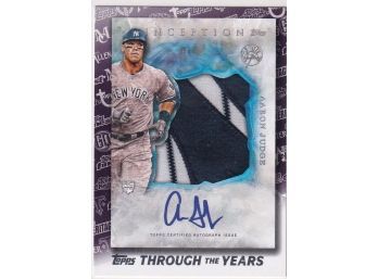 2021 Topps Through The Years Aaron Judge