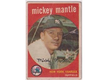 1959 Topps Mickey Mantle