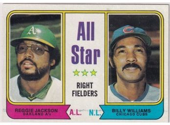 1974 Topps All Star Reggie Jackson & Billy Williams