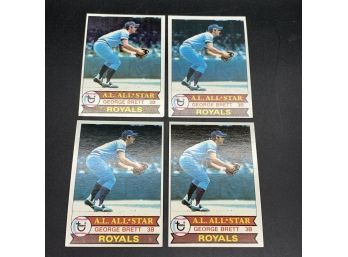 4 1979 Topps George Brett  Baseball Cards
