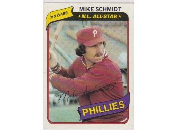1980 Topps Mike Schmidt All Star
