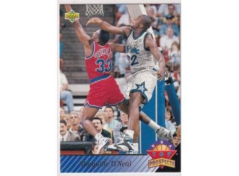 1992-93 Upper Deck Shaquille O'neal NBA Top Prospect Rookie Card