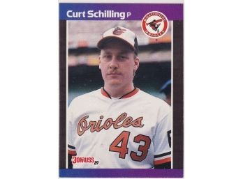 1989 Donruss Curt Schilling Rookie Card