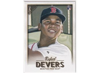2018 Topps Gallery Rafael Devers Rookie Card