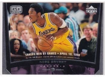 1998 Upper Deck Kobe Bryant Game Dated