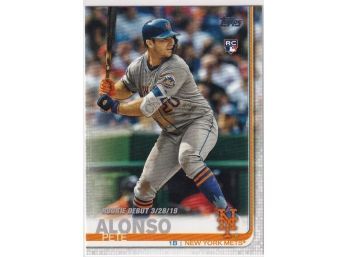 2019 Topps Pete Alonso Rookie Card