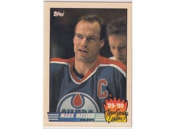 1990 Topps Mark Messer 89-90 Team Scoring Leaders