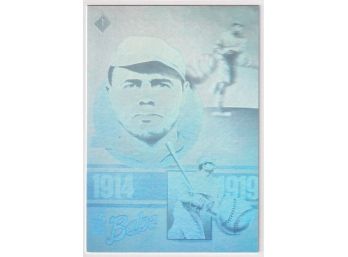 1992 Gold Entertainment Prototype Babe Ruth Holographic Series
