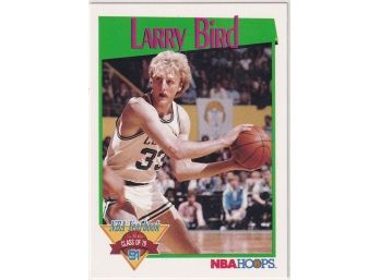 1991 NBA Hoops Larry Bird NBA Yearbook