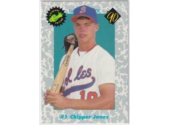 1990 Classic Premier Edition Chipper Jones Rookie Card