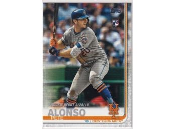 2019 Topps Rookie Debut Pete Alonso Rookie Card
