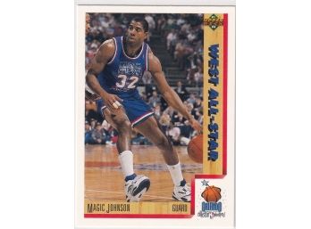 1991-92 Upper Deck Magic Johnson West All-star