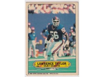 1983 Topps Lawrence Taylor Sticker Insert